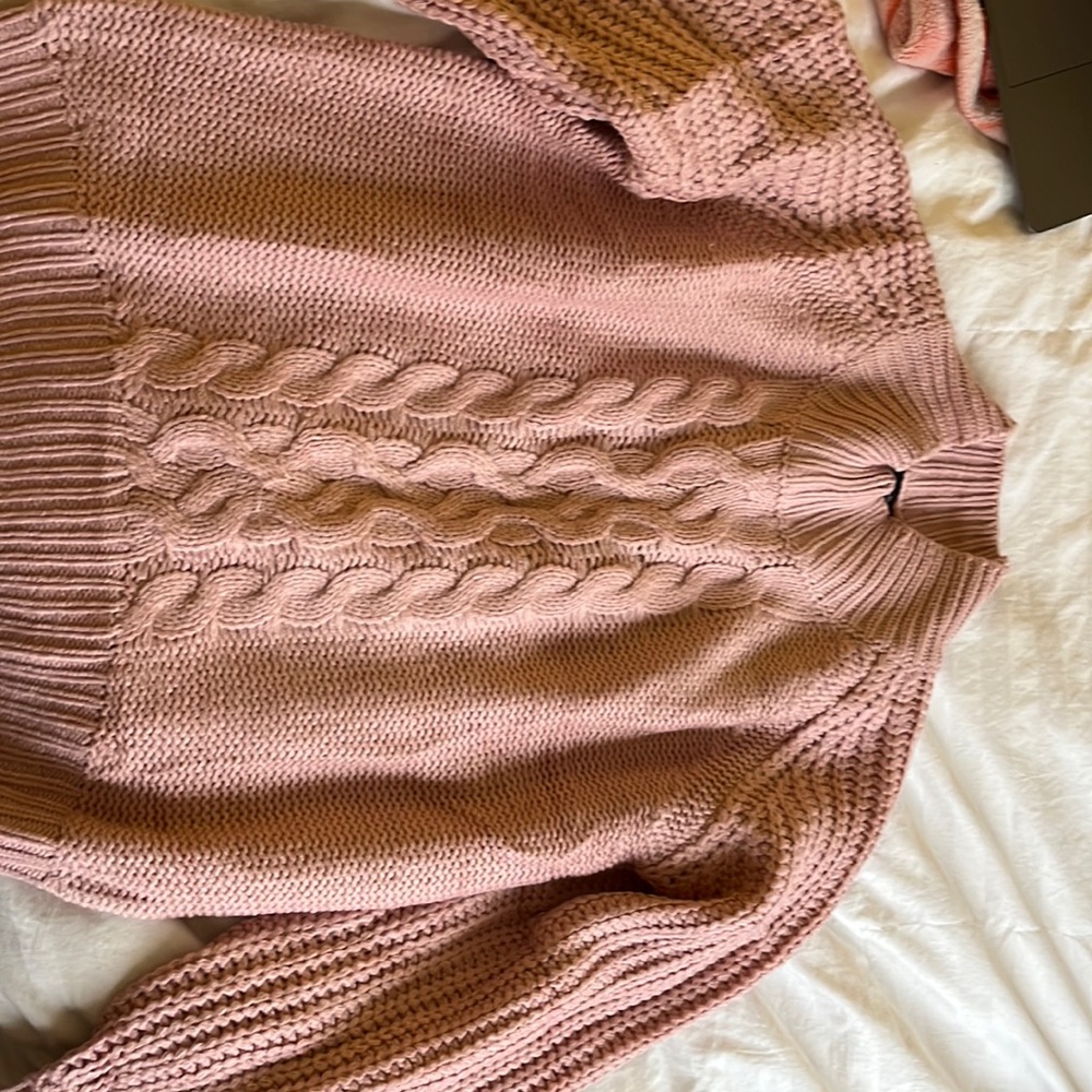 Womens pink sweater